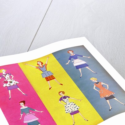 Six 1950s housewives by Anonymous