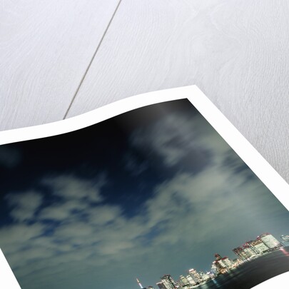 Tokyo skyline at night by Anonymous