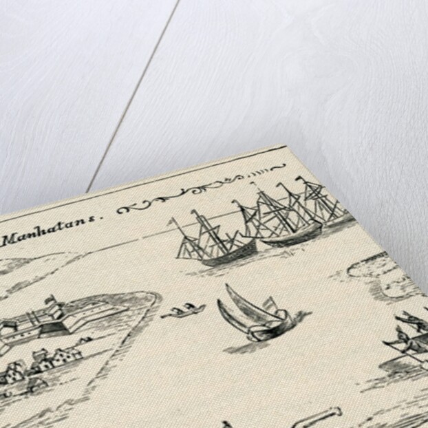 Fort at New Amsterdam of the Manhatans by Anonymous