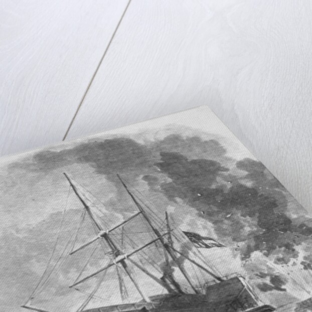 The Confederate Steamer 'Nashville' Running the Blockade at by Anonymous
