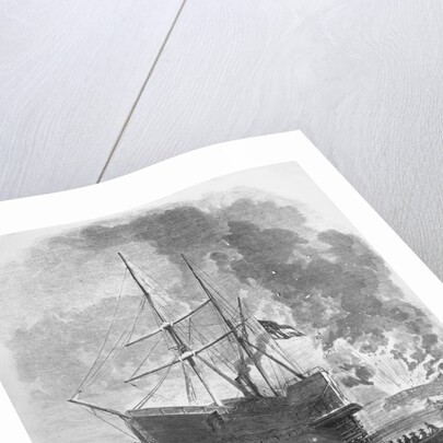 The Confederate Steamer 'Nashville' Running the Blockade at by Anonymous