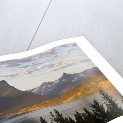 Wild Goose Island at sunrise St. Mary Lake, Glacier National Park, Montana. by Anonymous
