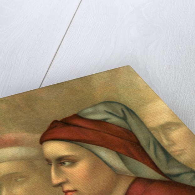 Profile portrait of Dante by Anonymous