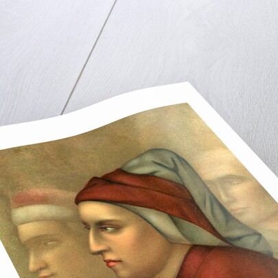 Profile portrait of Dante by Anonymous