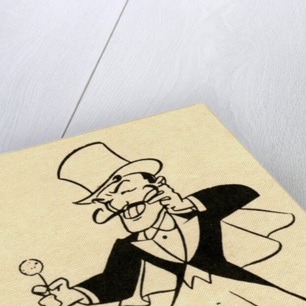 Magician in top hat by Anonymous