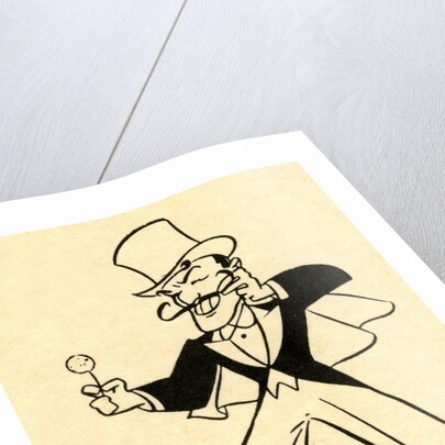 Magician in top hat by Anonymous