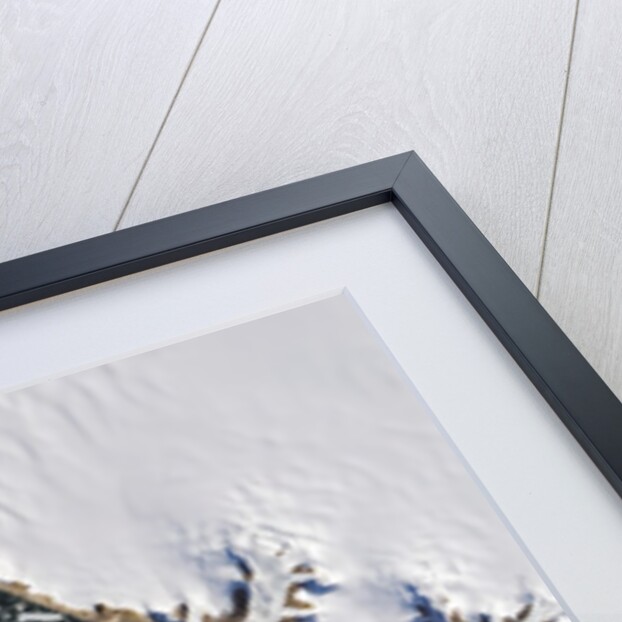 Ice island that calved off the Petermann Glacier in northwestern Greenland by Anonymous