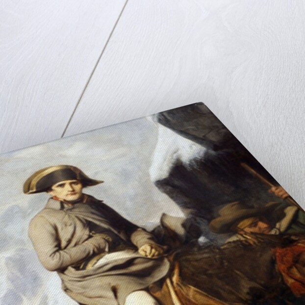 Napoleon Bonaparte Crossing the Alps in 1800 by School of Paul Delaroche