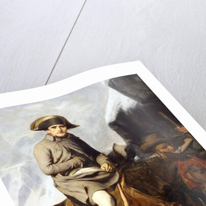 Napoleon Bonaparte Crossing the Alps in 1800 by School of Paul Delaroche