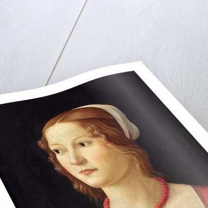 Portrait of a Young Woman by Domenico Ghirlandaio