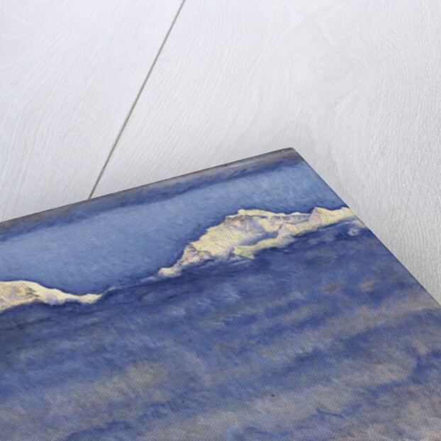 The Eiger, Monch and Jungfrau Peaks Above the Foggy Sea by Ferdinand Hodler