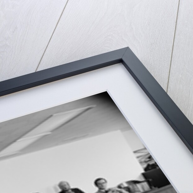 Judge addressing jury in courtroom by Anonymous