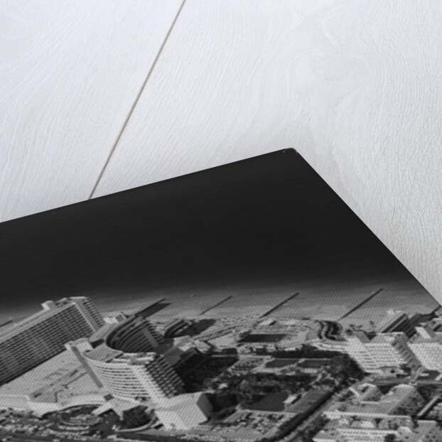 Aerial view fontainebleau hotel miami beach florida usa by Anonymous