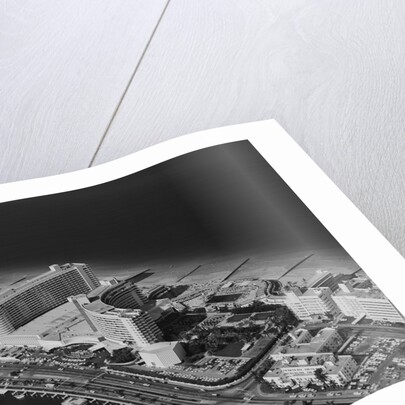 Aerial view fontainebleau hotel miami beach florida usa by Anonymous