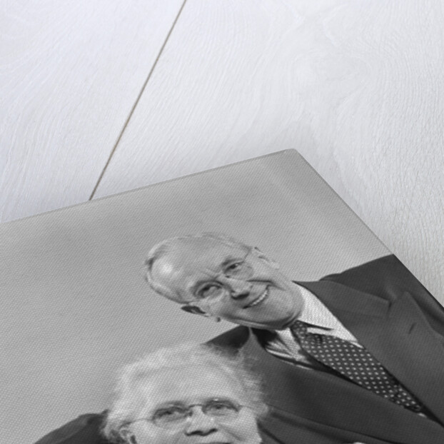 Portrait happy smiling older retired couple by Anonymous