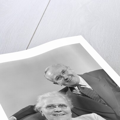 Portrait happy smiling older retired couple by Anonymous