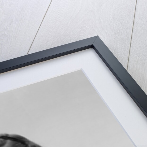 Smiling brunette teen student wearing sweater carrying school books by Anonymous