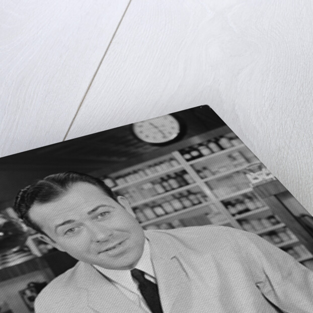 Man general store pharmacy pharmacist by Anonymous