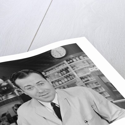 Man general store pharmacy pharmacist by Anonymous
