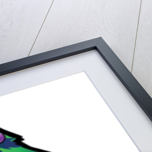 A Christmas tree with ornaments, snowflakes and a star by Anonymous