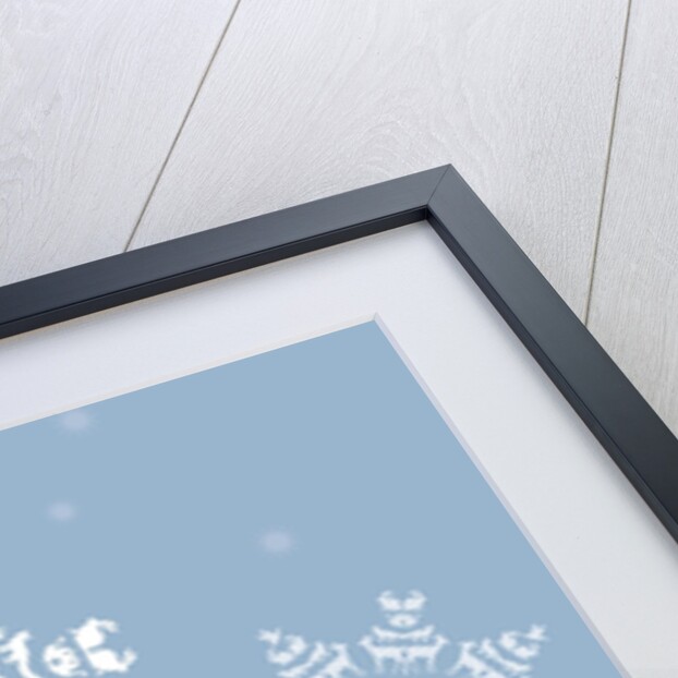 Snowflakes formed by silhouettes of animals by Anonymous