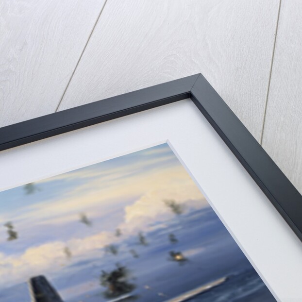 American planes on reconnaissance mission over Normandy by Anonymous