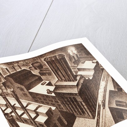 Oil refinery by Anonymous