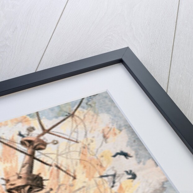 Russian ship sunk by Japanese torpedo during Russo-Japanese War by Anonymous