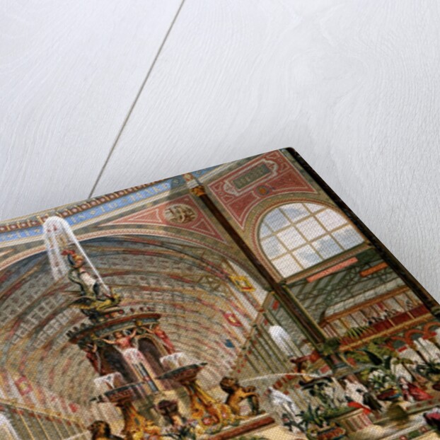 Interior of the Crystal Palace during the International Exhibition, 1862 by Anonymous