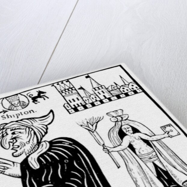 Mother Shipton prophesying the death of Cardinal Wolsey by Anonymous