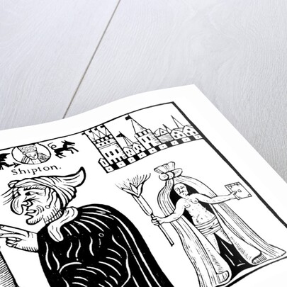 Mother Shipton prophesying the death of Cardinal Wolsey by Anonymous
