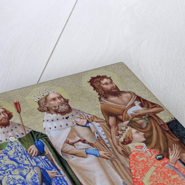 Wilton Diptych with Richard II and Saints by Anonymous