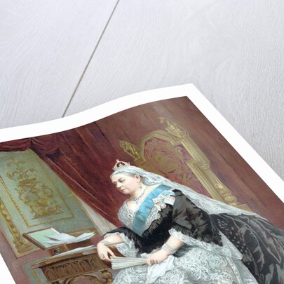 Queen Victoria at the time of her Golden Jubilee in 1887 by Anonymous