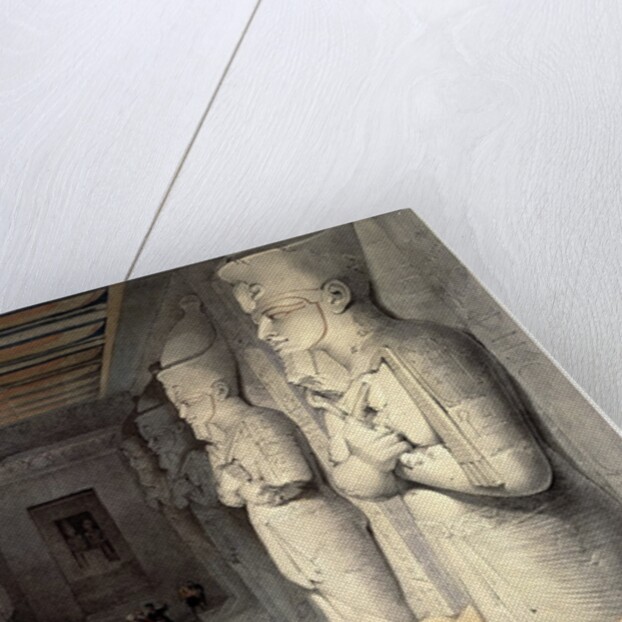 Interior of the Temple of Aboo Simbel by David Roberts