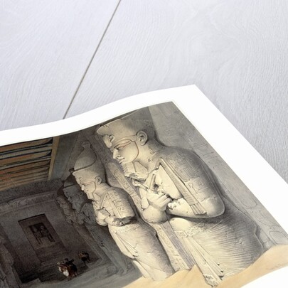 Interior of the Temple of Aboo Simbel by David Roberts