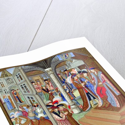 Charles the Bold with nobles and counsellors by Anonymous