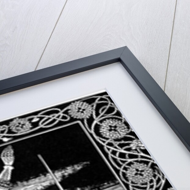 Excalibur being reclaimed by the Lady of the Lake by Anonymous