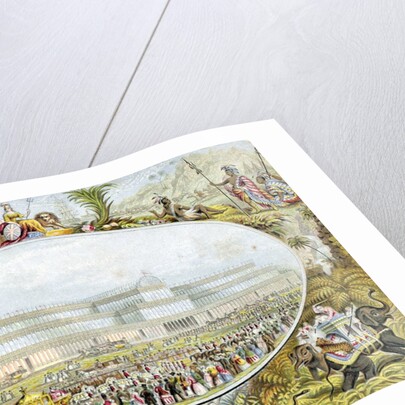 Queen Victoria arriving to open the Great Exhibition at the Crystal Palace, London, 1851 by Anonymous