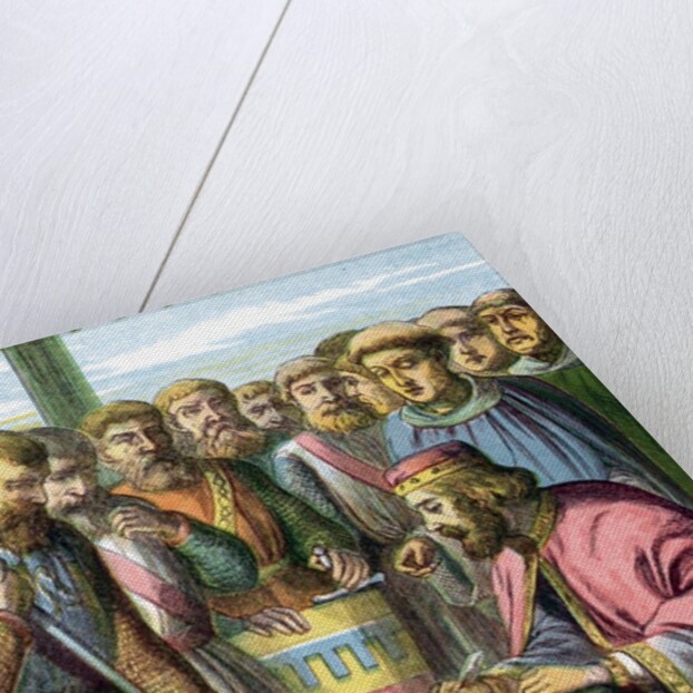 King John signing the Magna Carta by Anonymous