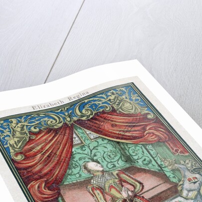 Elizabeth I at prayer by Anonymous