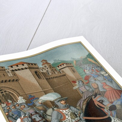 King Louis XII riding out with his army by Anonymous