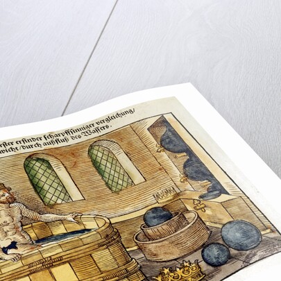 Archimedes in his bath by Anonymous