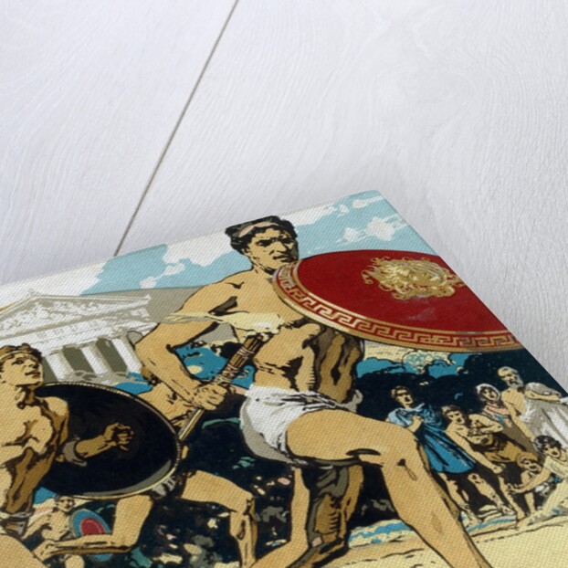 Relay race at ancient Olympic Games by Anonymous