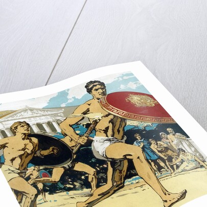 Relay race at ancient Olympic Games by Anonymous