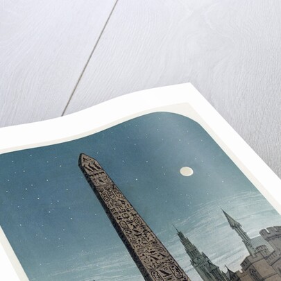 Cleopatra's Needle outside the Houses of Parliament by Anonymous