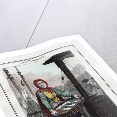 Mackerel seller in Billingsgate by Anonymous