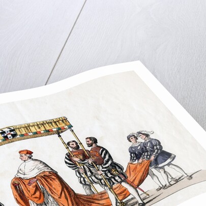 Cardinal Wolsey with attendants by Anonymous