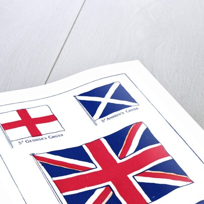The origins of the British flag by Anonymous
