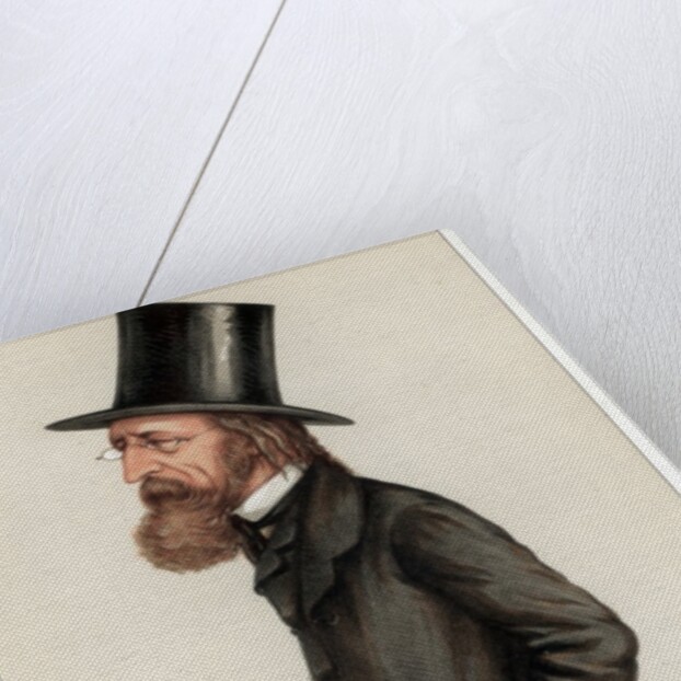 Caricature of Alfred Lord Tennyson by Anonymous