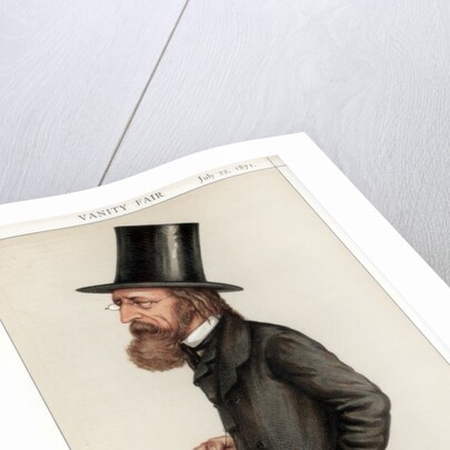 Caricature of Alfred Lord Tennyson by Anonymous